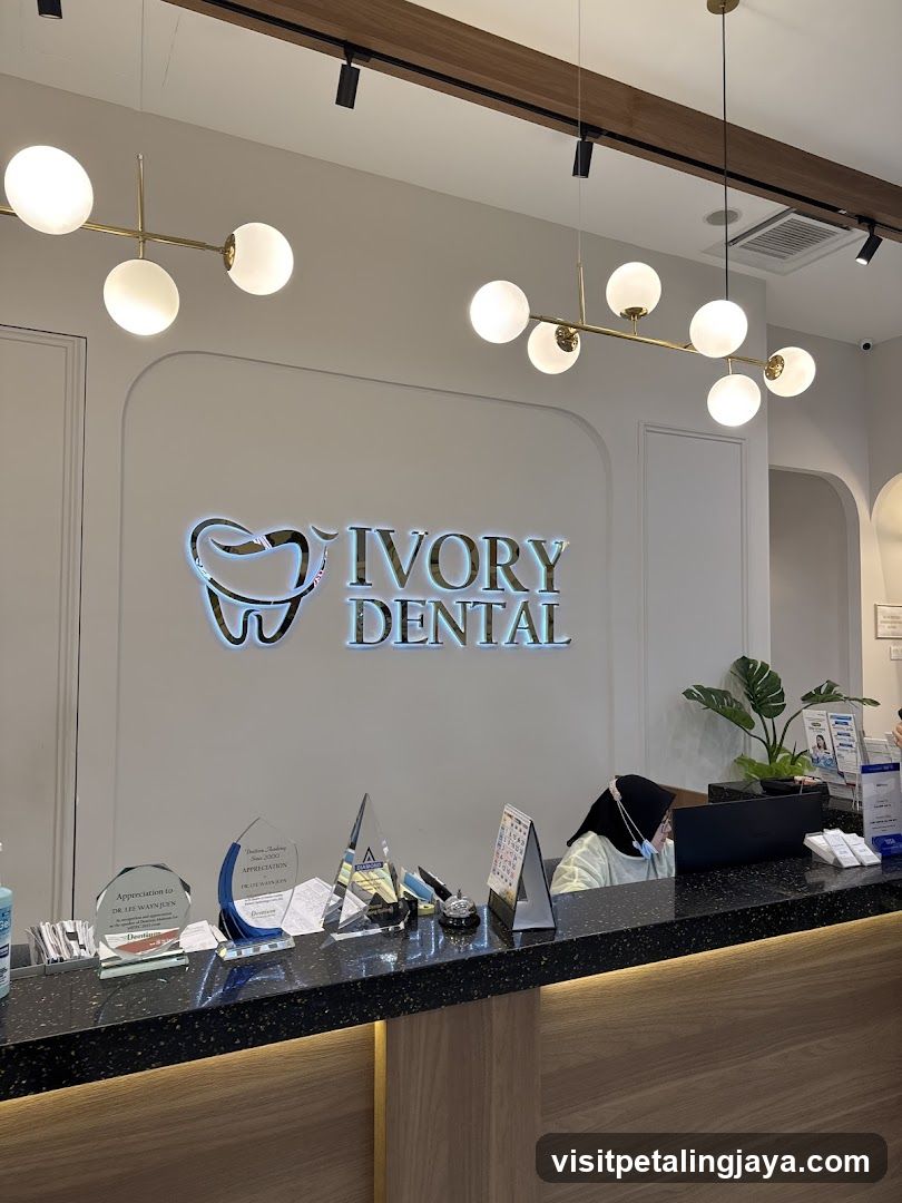 Ivory Dental Reception Area