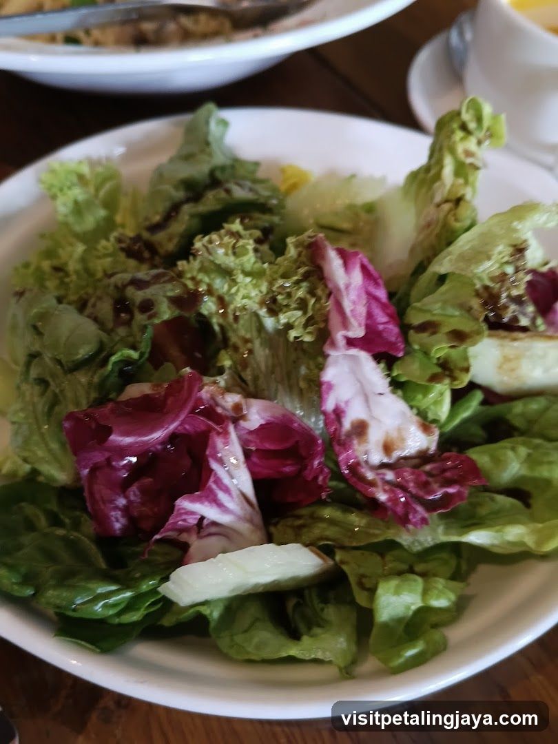 Salad with Dressing