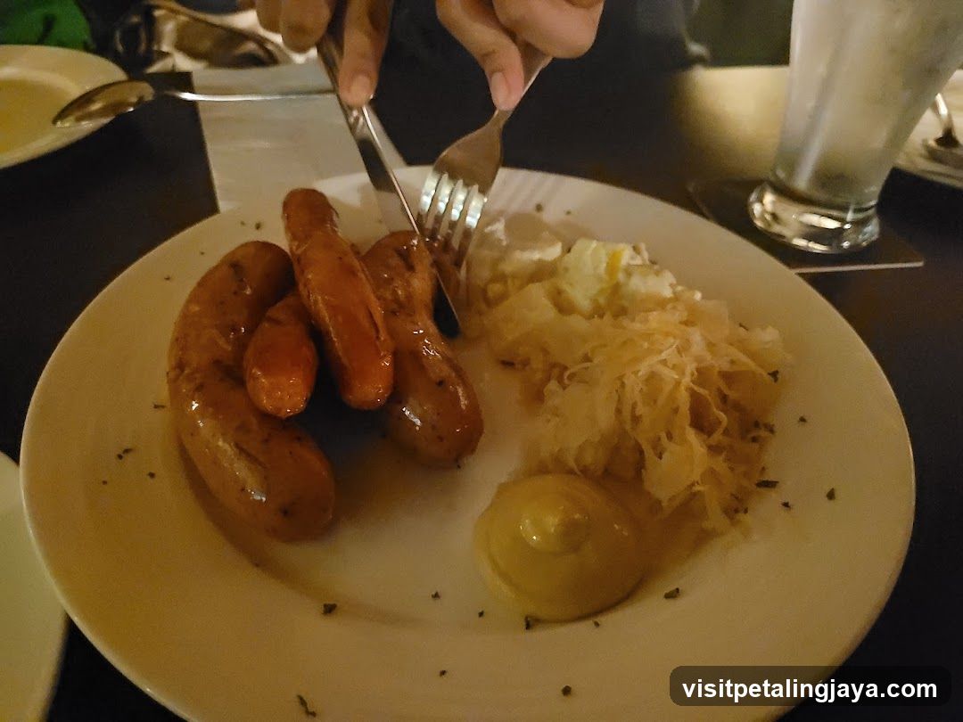 Sausage and Sauerkraut Plate