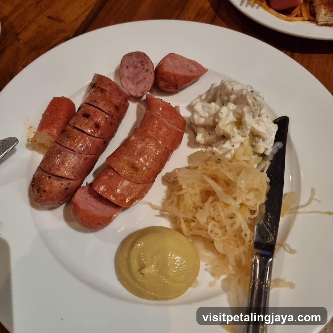 Sausage and Sauerkraut Plate