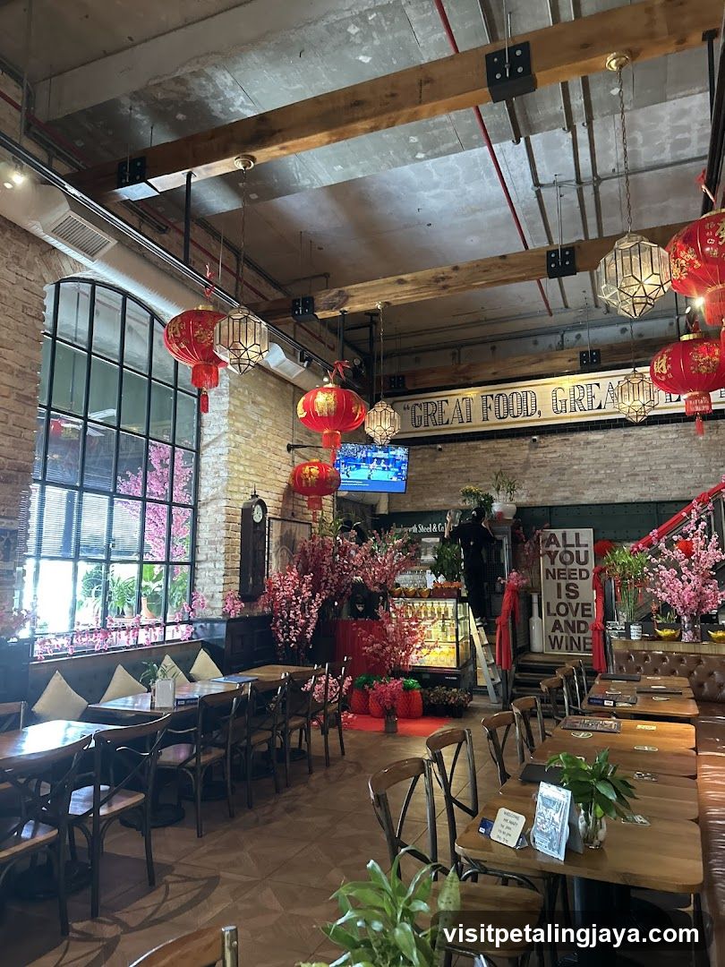 Restaurant Interior with Decorative Elements