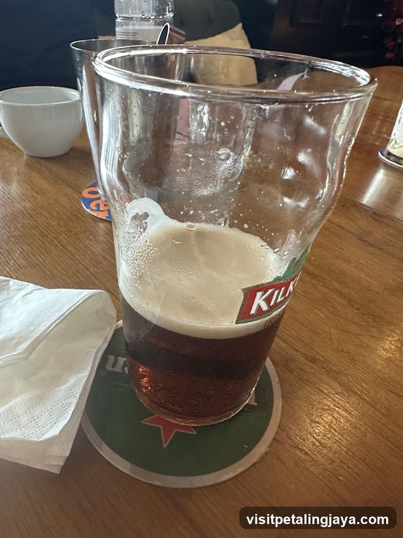 Beer Glass on Table