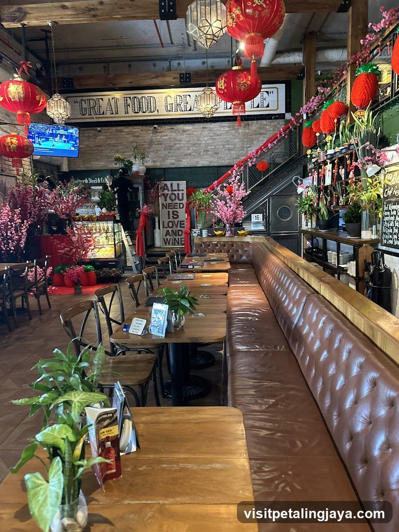Restaurant Interior with Decorations
