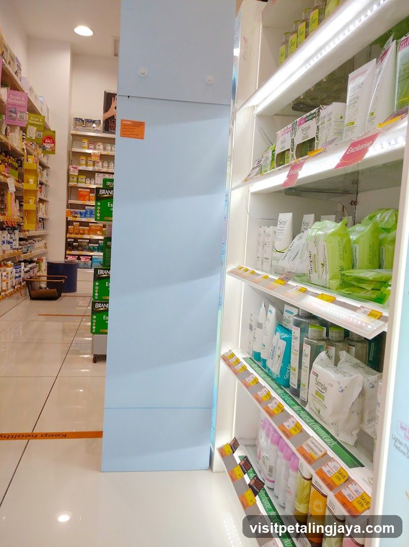 Pharmacy Interior Aisle View