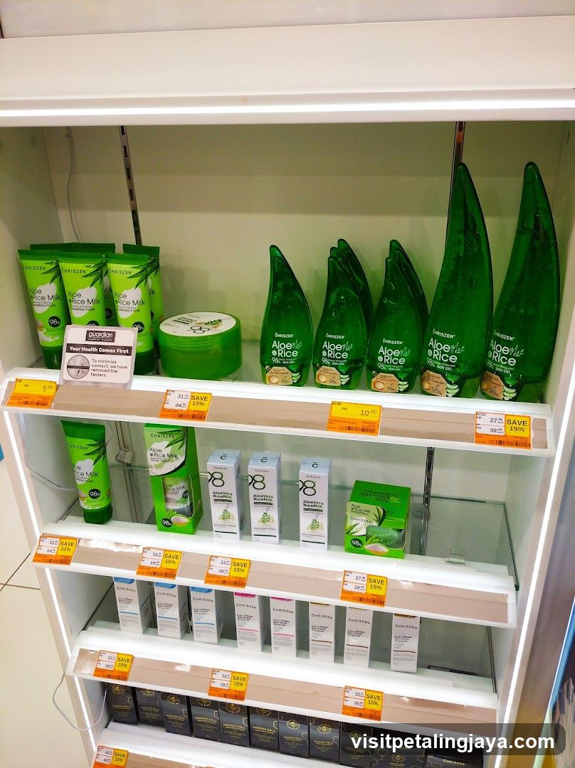 Aloe Vera Product Display