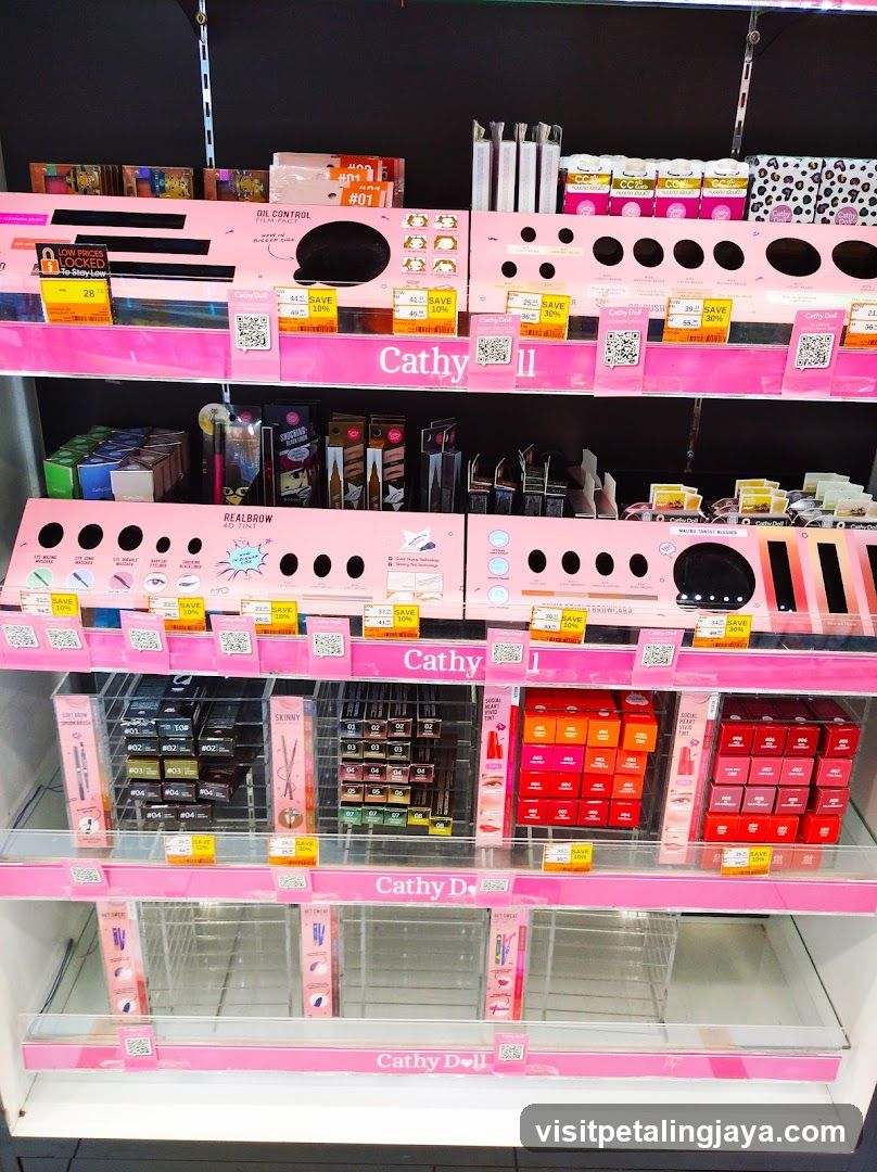 Cathy Doll Makeup Display