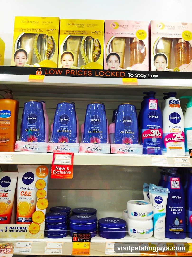 Beauty Product Shelf Display