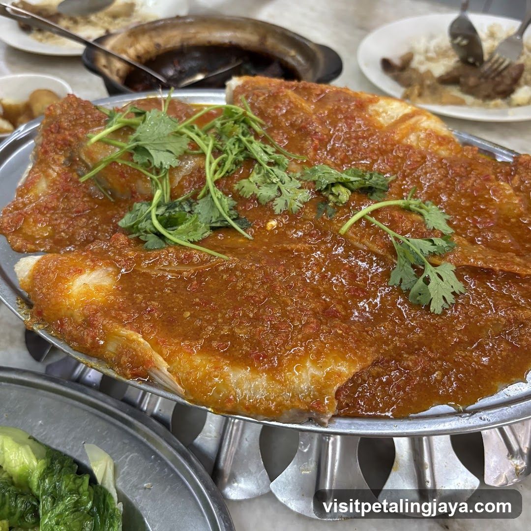 Spicy Fish Dish with Cilantro Garnish