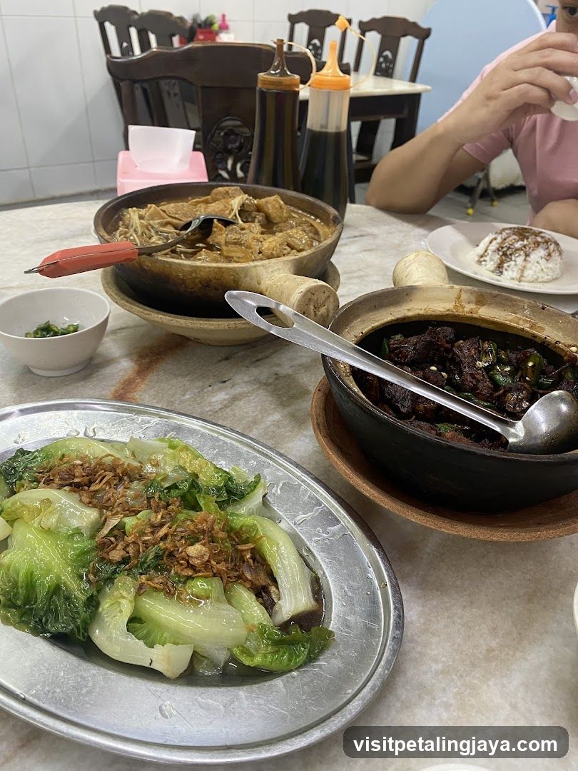 Dining Table with Various Dishes