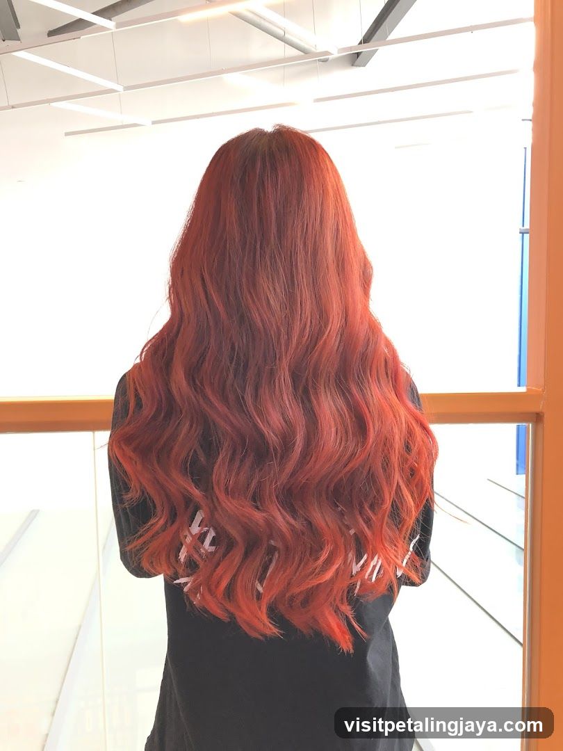 Red Hair Back View