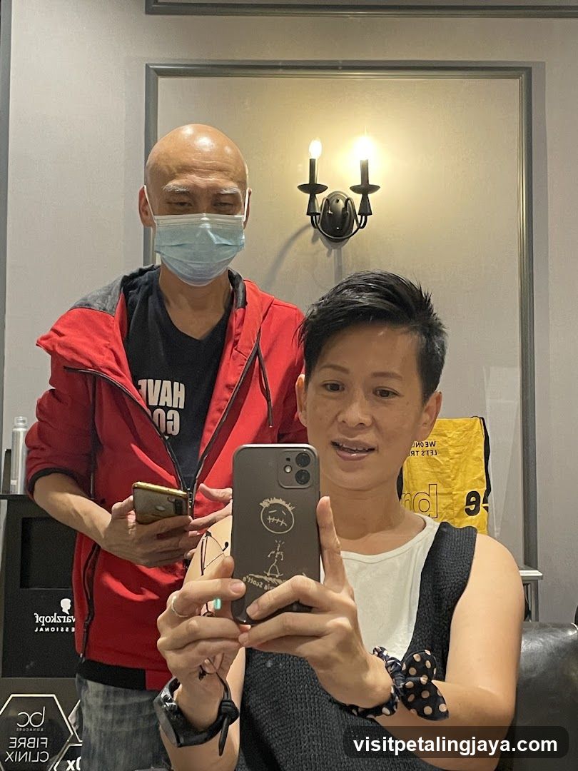 Selfie in Salon
