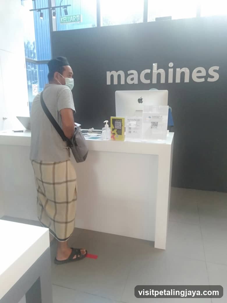 Customer at Store Counter