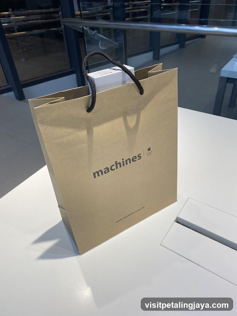 Machines Store Shopping Bag