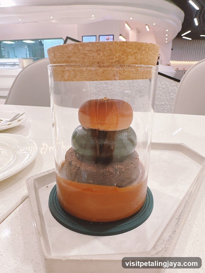 Stacked Dessert in Glass Jar