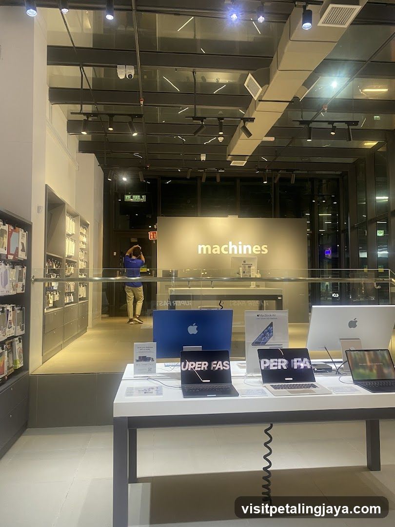 Tech Store Interior Display