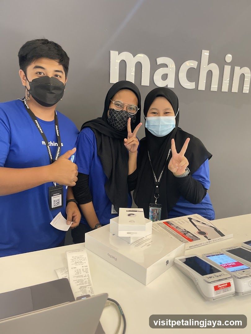 Staff at Tech Store Counter