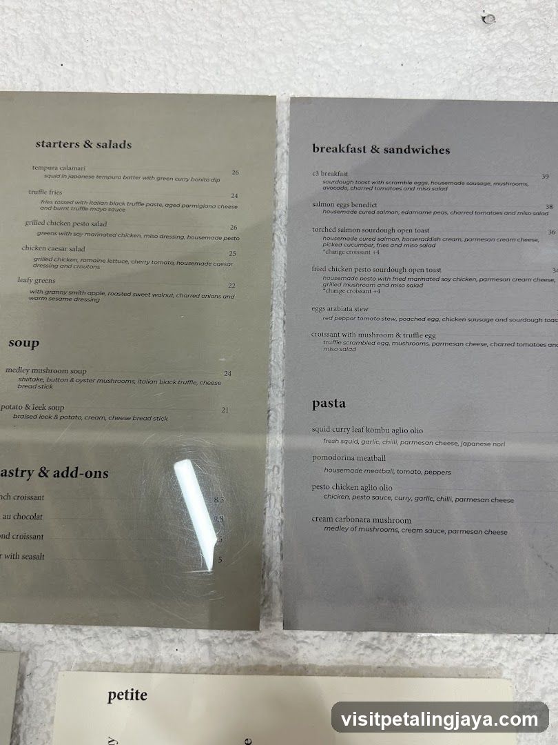 Restaurant Menu Board