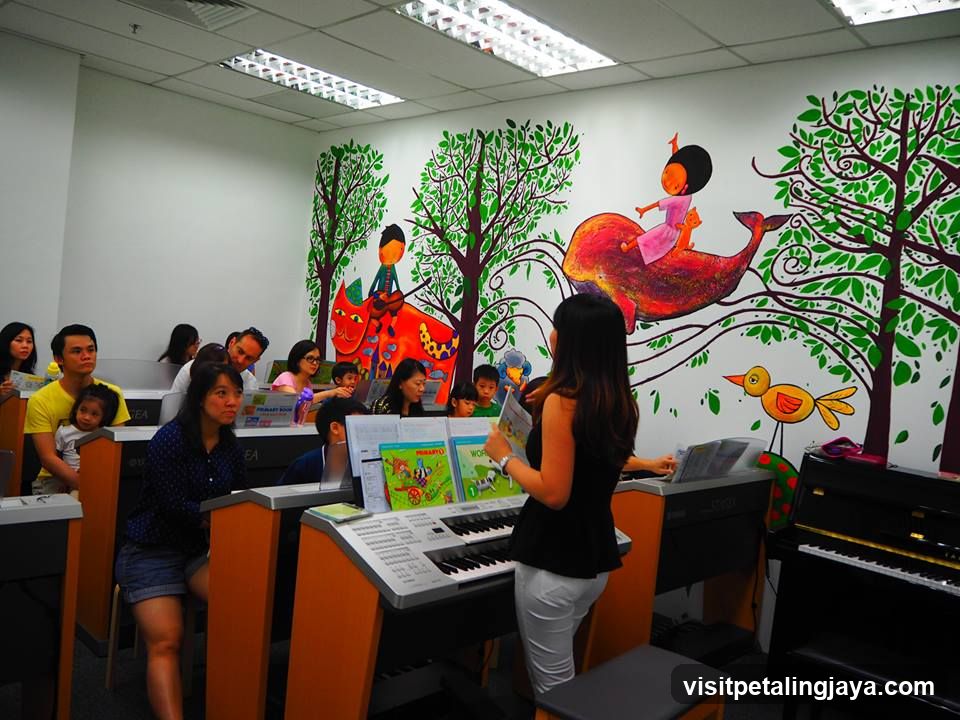 Music Class with Wall Art