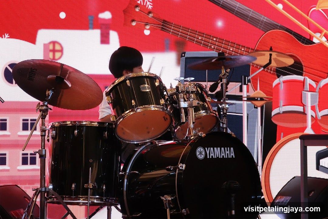 Drummer at Yamaha Kit
