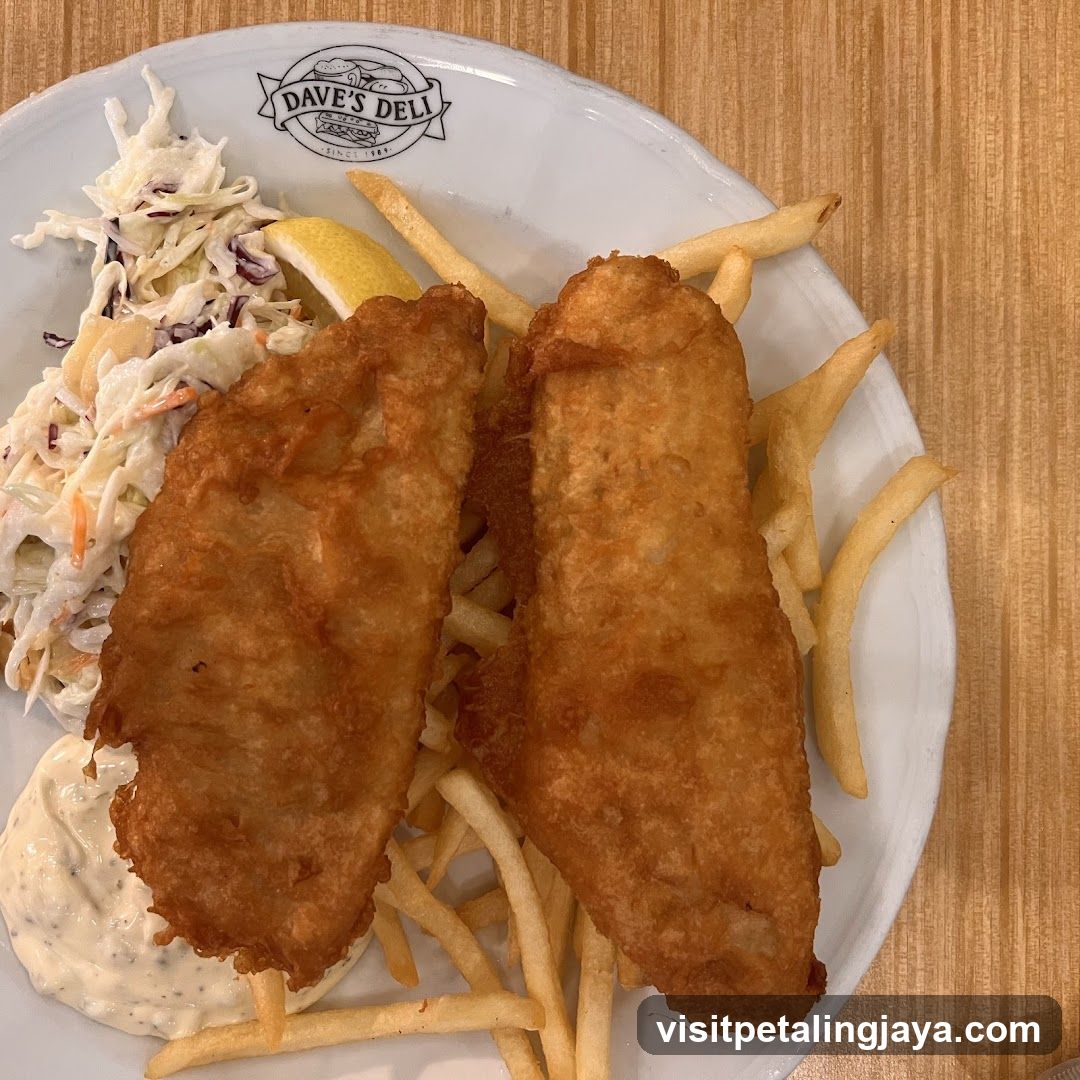 Fish and Chips with Coleslaw