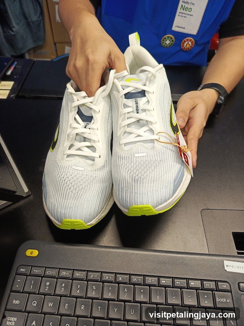 Nike Running Shoes Display