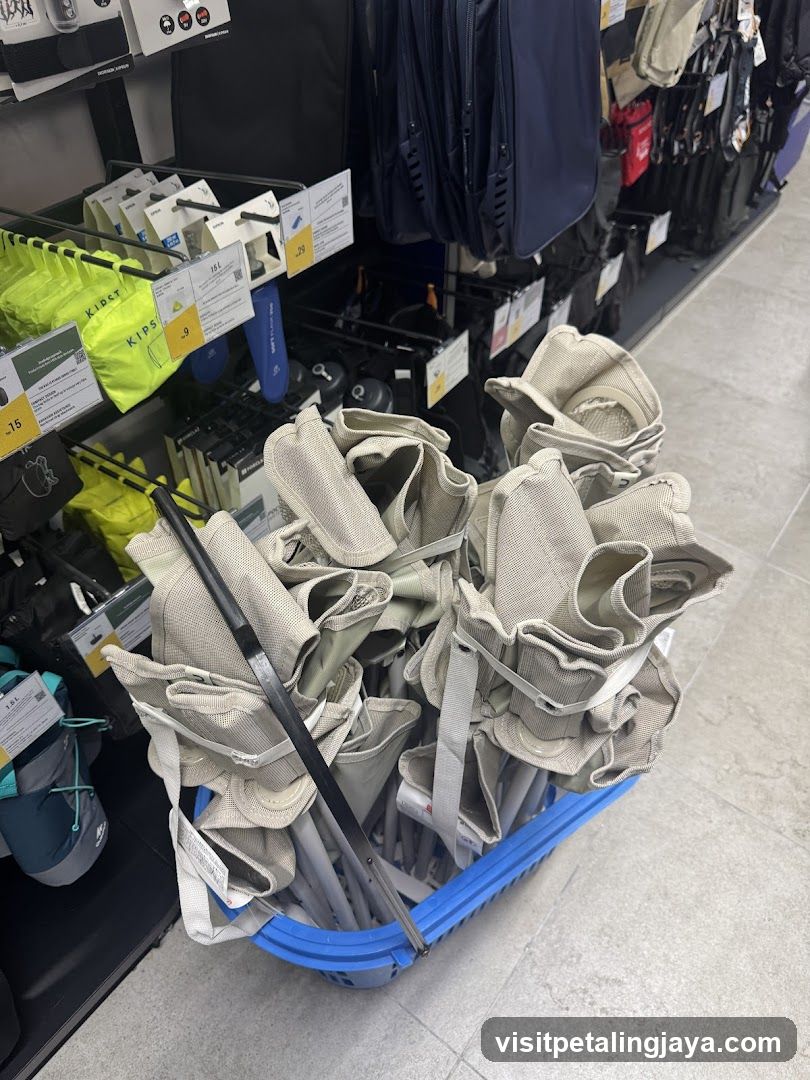 Camping Gear Display