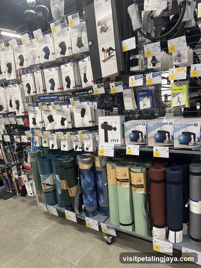 Sports Equipment Store Interior