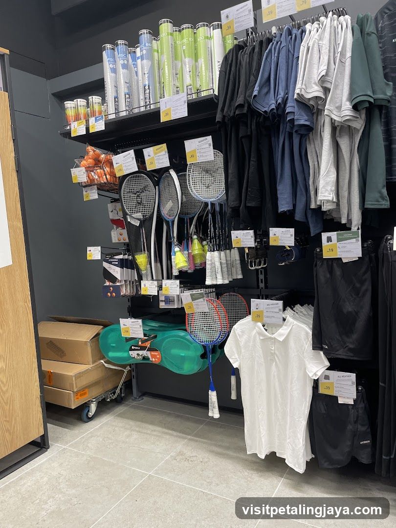 Sports Equipment Store Interior