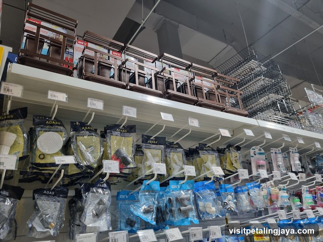 Hardware Store Interior Shelf Display