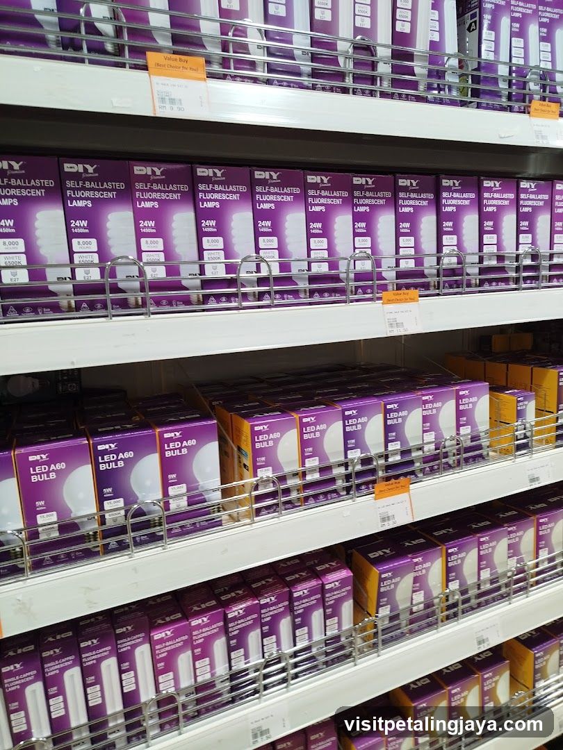 DIY Light Bulb Aisle