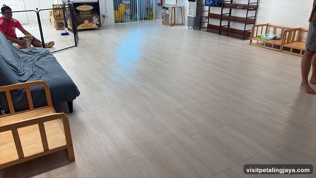 Interior Room with Light Wood Flooring