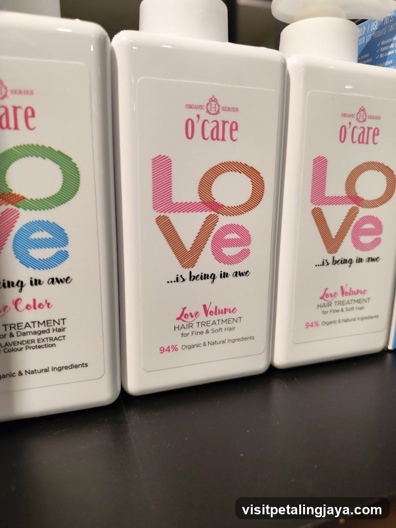 o'care Love Hair Treatment Bottles