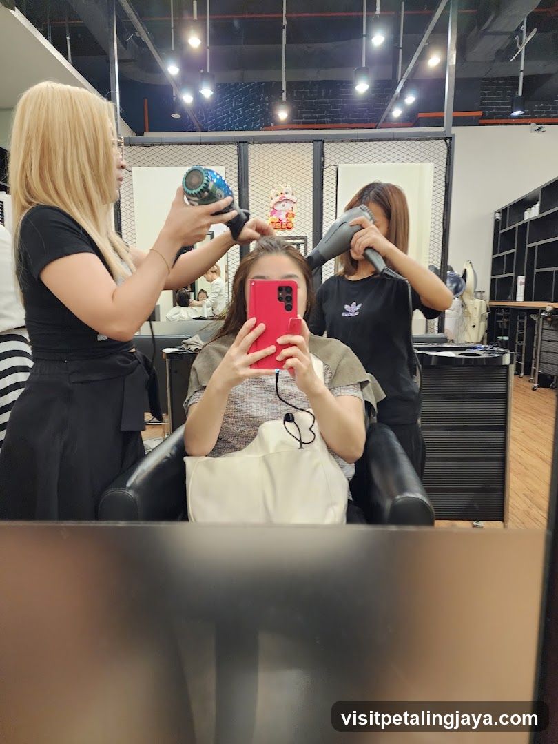 Hair Salon Interior Scene