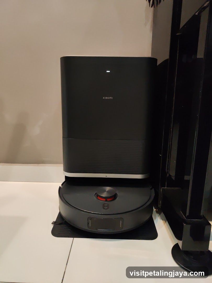 Xiaomi Robot Vacuum on Charging Dock