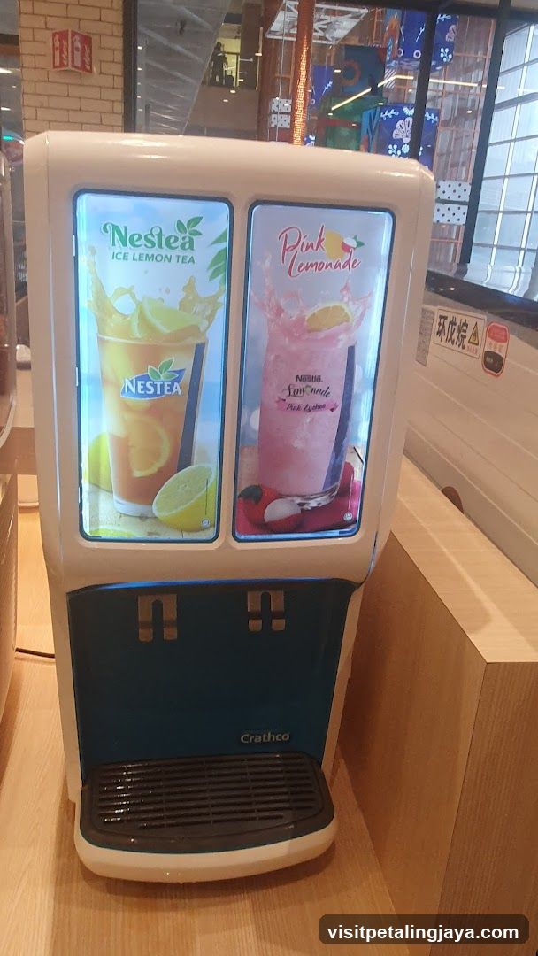Nestea and Pink Lemonade Dispenser