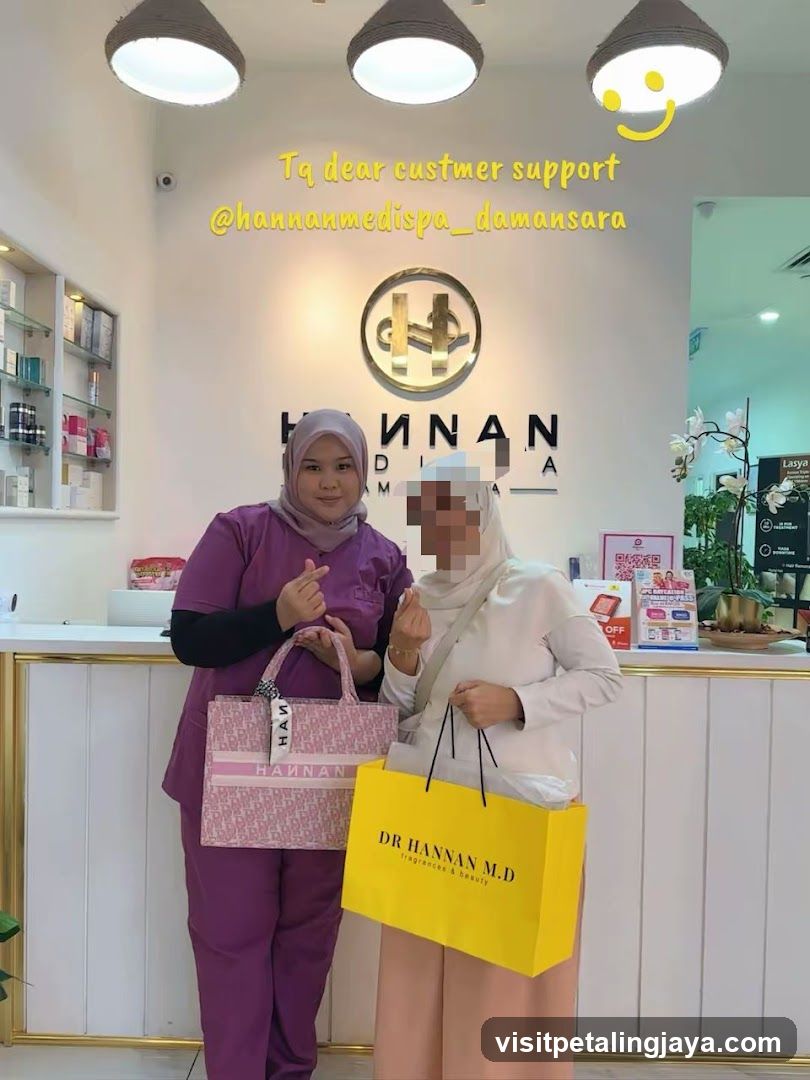 Hannan Clinic Interior with Staff and Customer