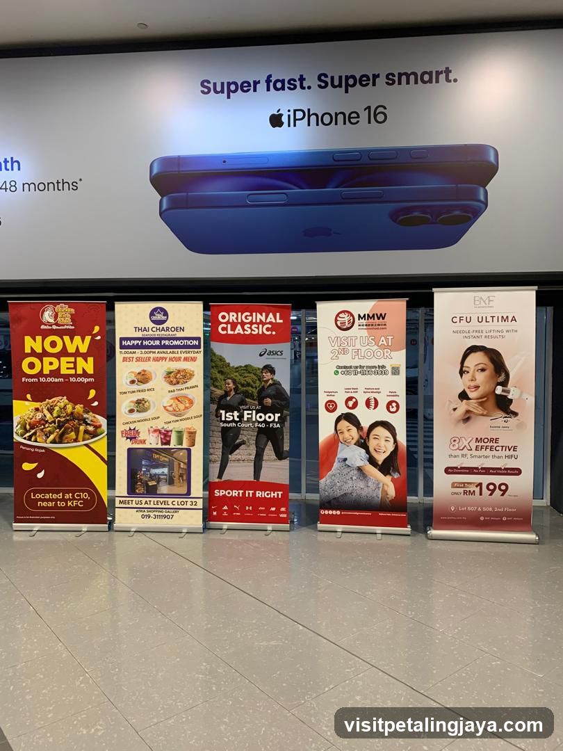 Shopping Mall Promotional Displays