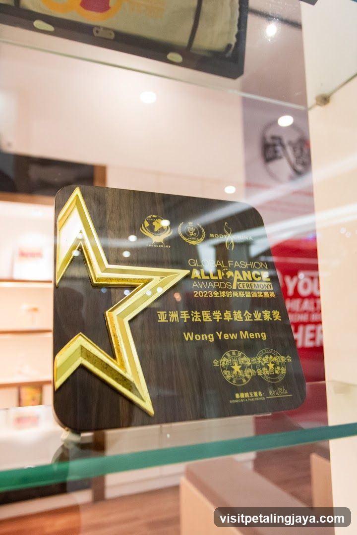 Award Display in Store