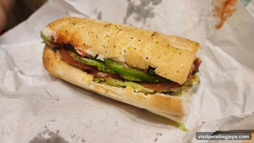 Sub Sandwich on Wrapping Paper