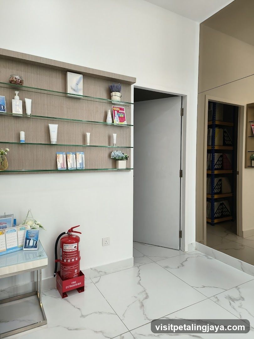 Interior of a store or clinic