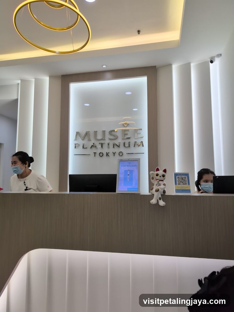Musee Platinum Tokyo Reception Area