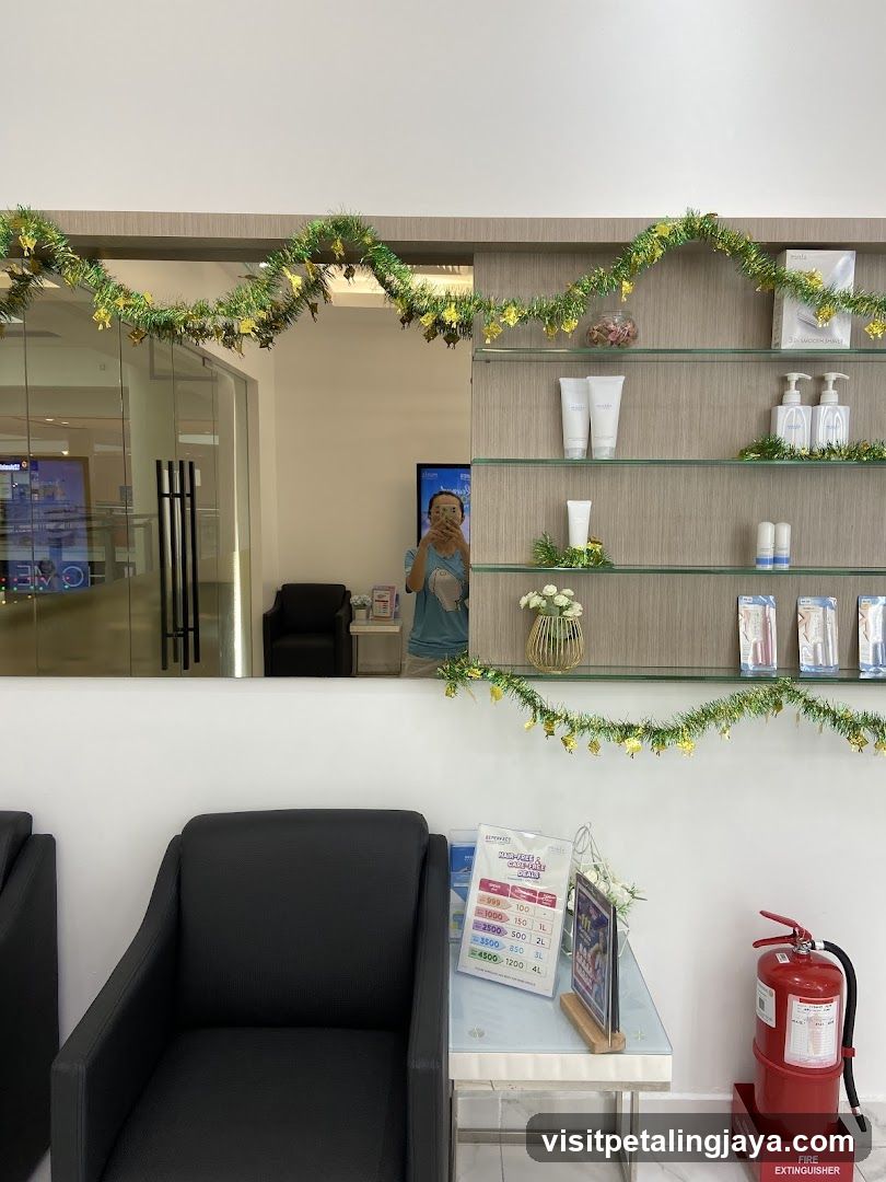 Interior of a beauty or wellness center