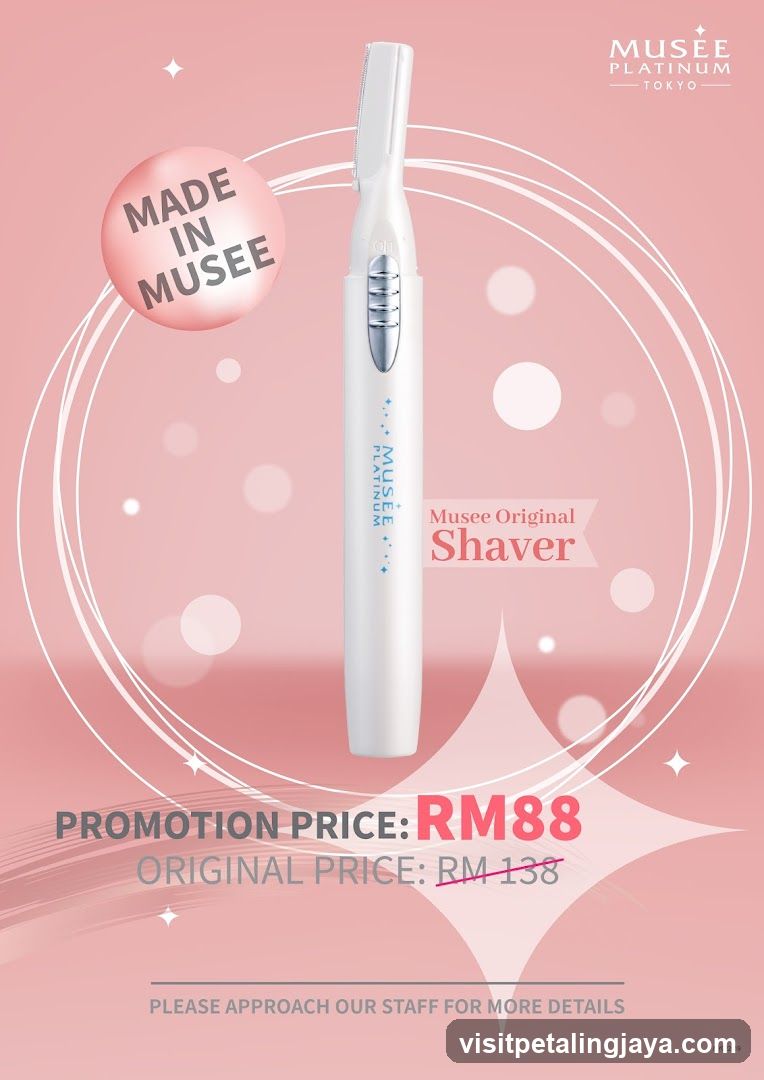 Musée Platinum Shaver Advertisement