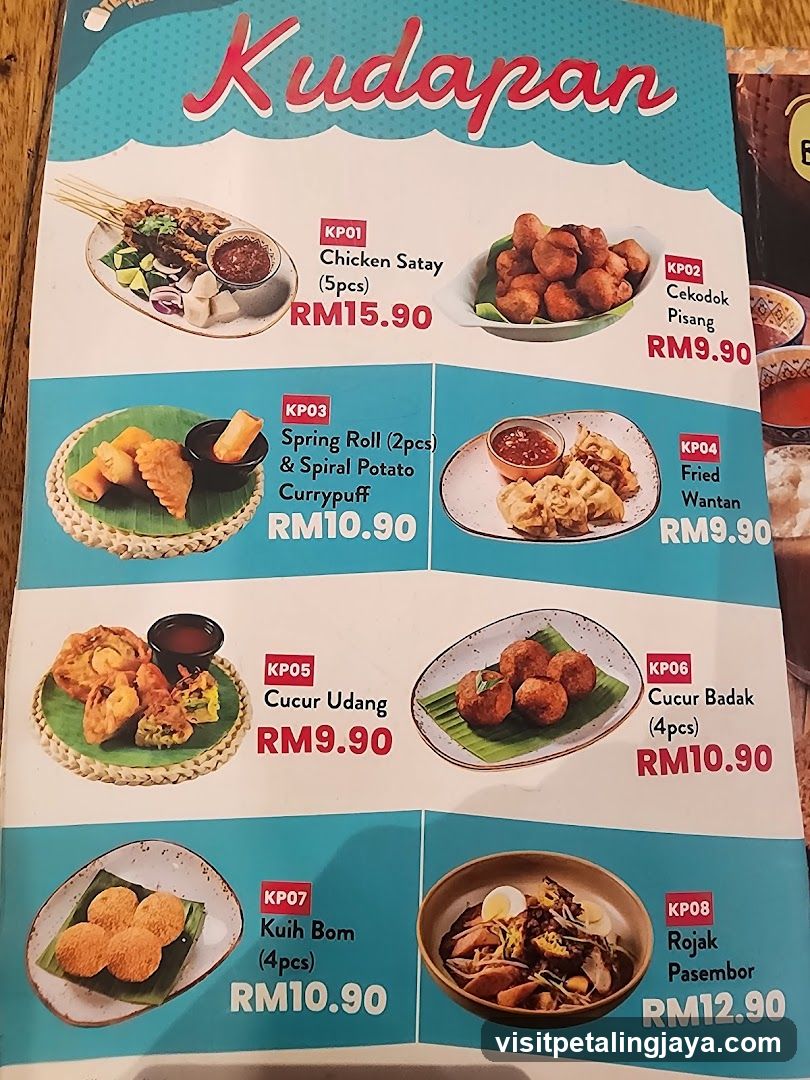 Kudapan Menu