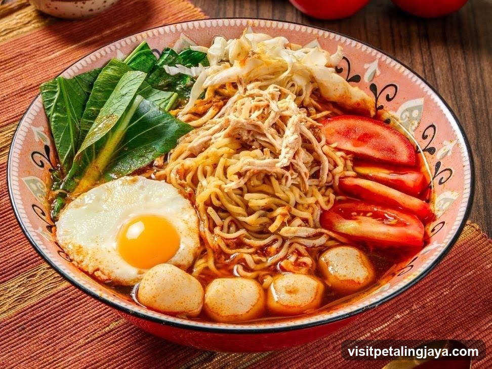 Ramen Bowl with Egg and Tofu Balls
