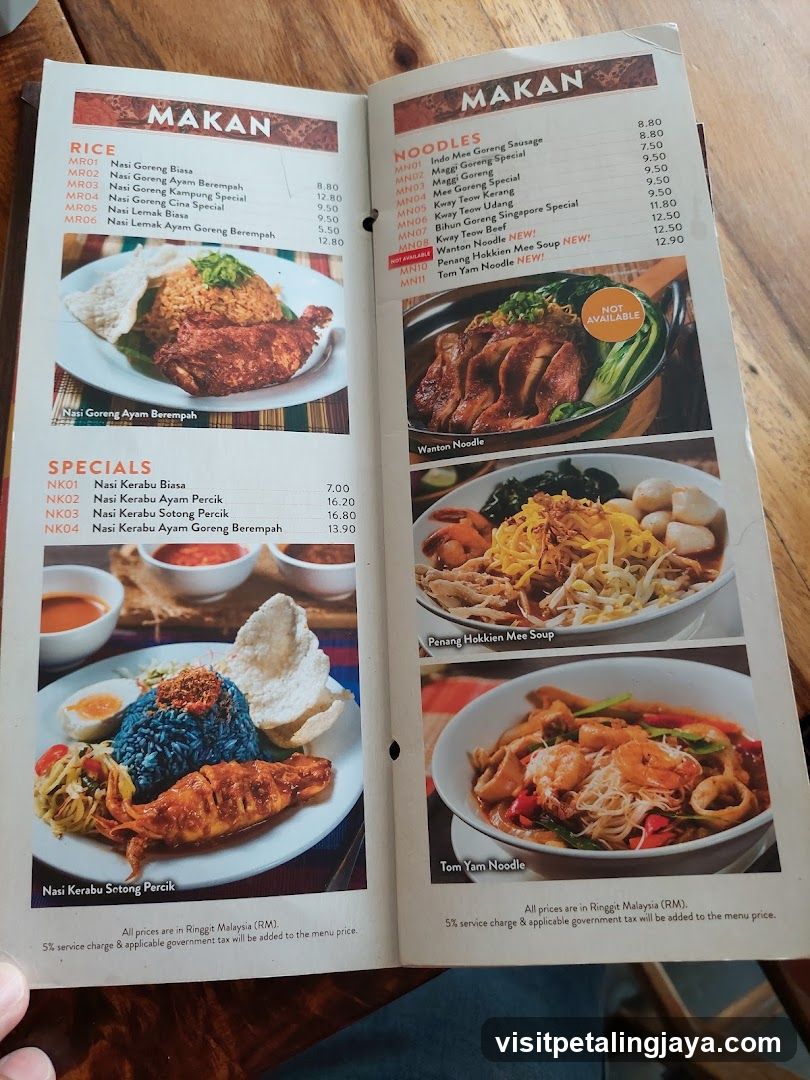 Makan Menu