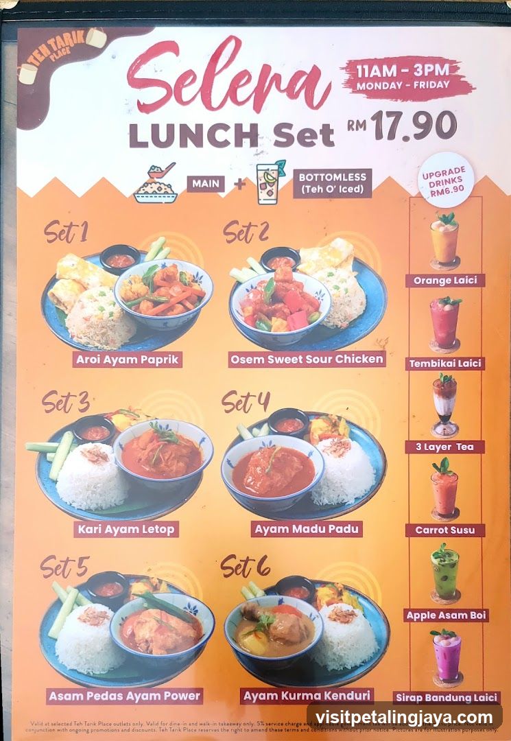 Selera Lunch Set Menu
