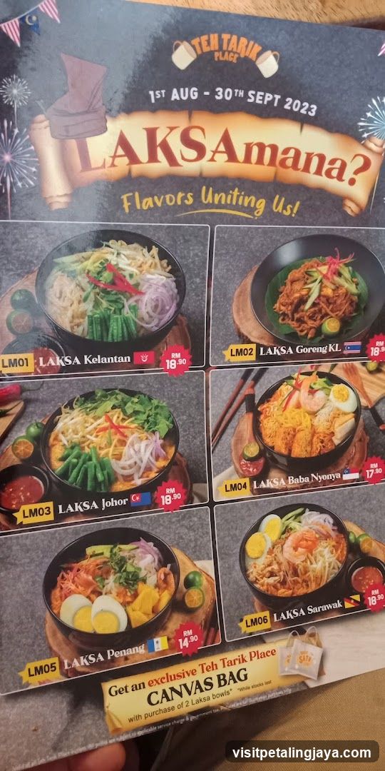 Laksa Menu Flyer