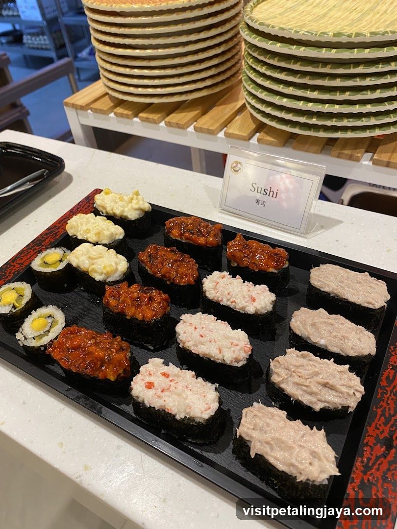 Sushi Buffet Display