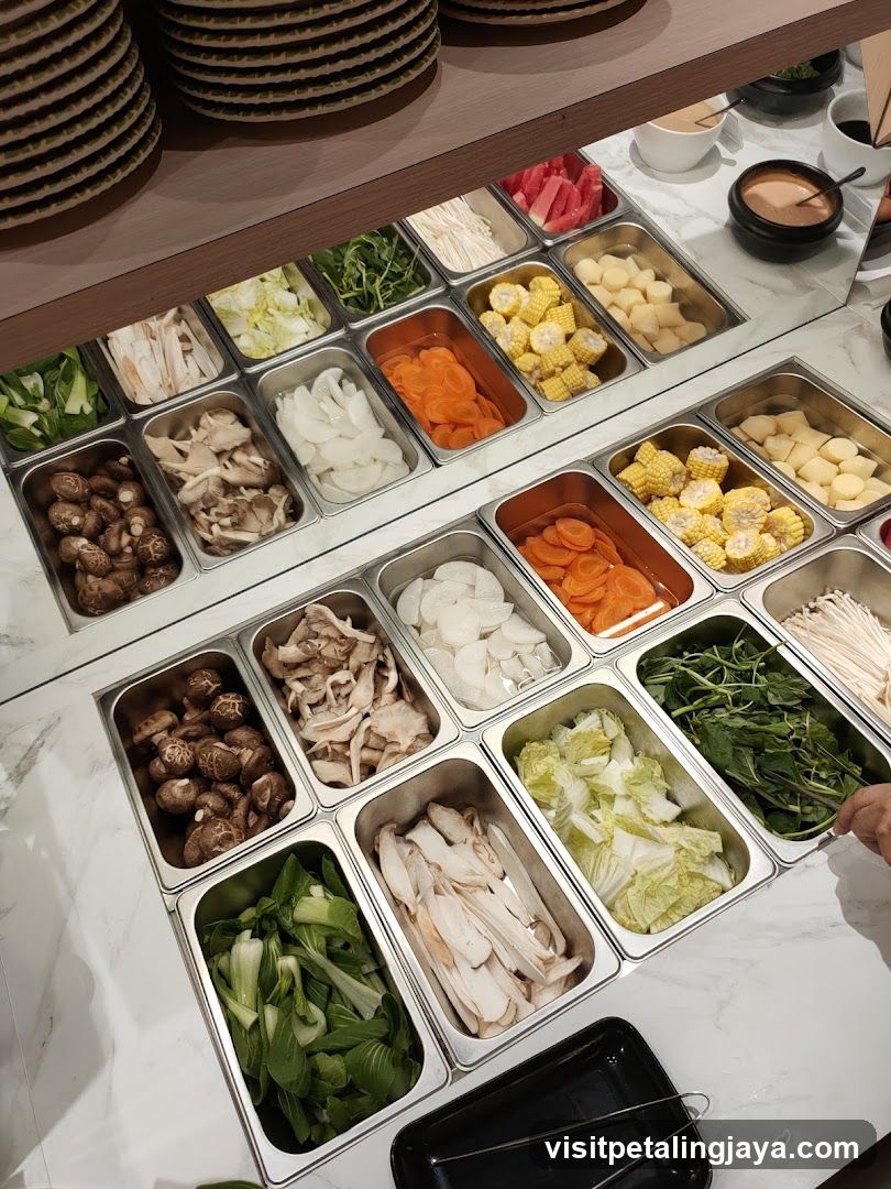 Hot Pot Buffet Spread